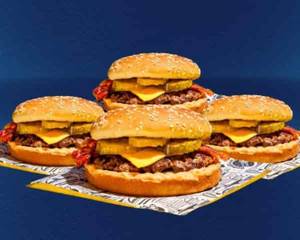 4 X Bacon Cheeseburgers