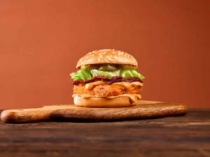 Plane Jane (fried Paneer Burger)