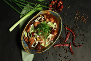 Three Pepper Bomb Chicken