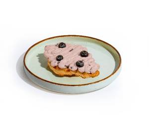 Blueberry Croffle
