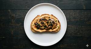 Harissa Hummus Mushroom Sourdough Toast