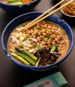 Miso Broth Ramen Bowl Chicken