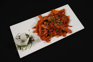 Honey Chilli Potato [Serves 1]