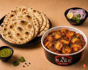 Tawa Paneer [1 Plate] + 6 Butter Roti