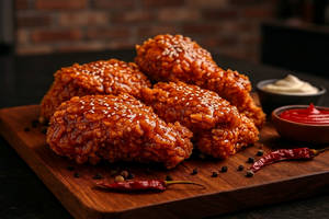 Fried Chicken Half 4pcs Dunked