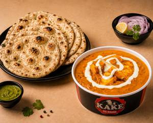 Paneer Butter Masala [1 Plate] + 6 Butter Roti