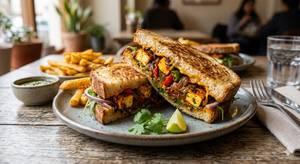 Chilli Paneer Sandwich