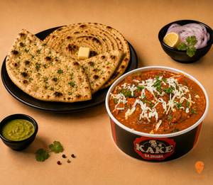 Masala Chicken [Half] + 2 Garlic Naan + 2 Laccha Paratha