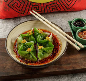 Steamed Green Beans, Broccoli & Silken Tofu (dimsum)