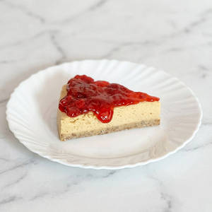 Strawberry Vegan Baked Gluten Free Cheesecake