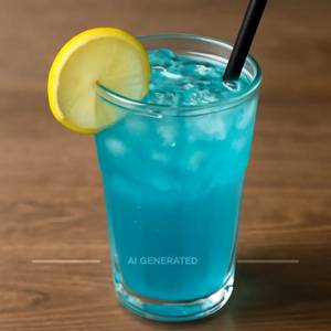 Blue Lagoon Mocktail