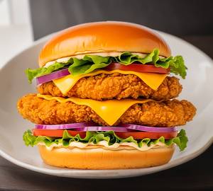 Classic Chicken Double Patty Burger
