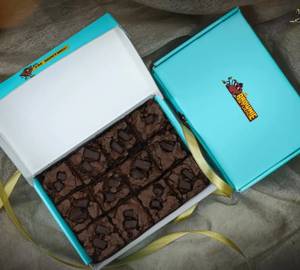 Eggless Bulletman Brownie Box