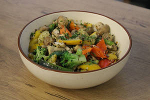Sauté Vegies & Chicken