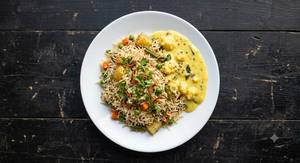 Veg Pulav Kadhi