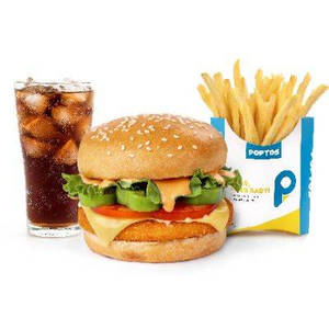 Jala Cheese Burger Combo (large)