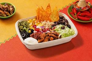 Smoky Red Roasted Chicken Burrito Bowl