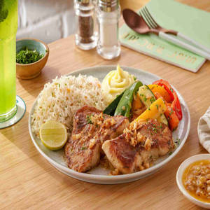 Grilled Norwegian Fish Steak