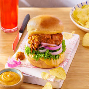 Butter Chicken Burger
