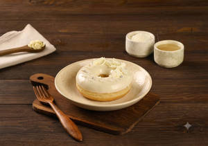 White Chocolate Glazed Donut
