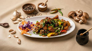 Mushroom Garlic Pepper