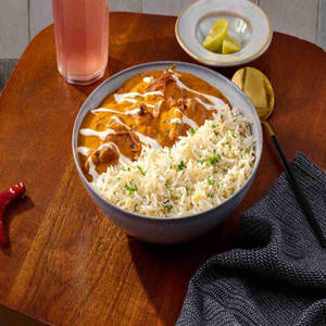 Butter Chicken Rice Bowl