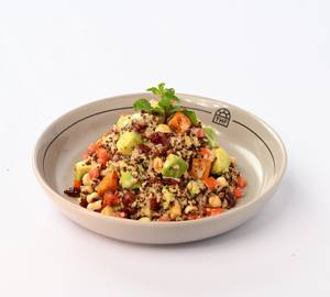 Quinoa Cranberry With Hazelnut & Avocado Salad.
