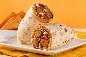 The Mexi-Falafel Fusion Grande Burrito