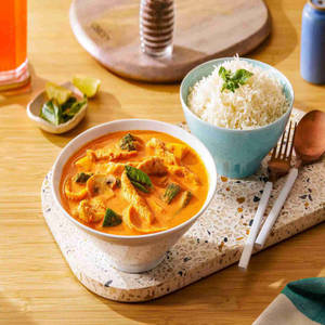 Thai Red Curry With Rice (Chicken)