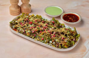 Crispy Palak Patta Chaat