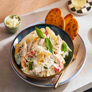 Creamy Cheese Sauce Pasta Non-Veg