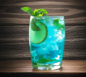 Blue Curacao mojito
