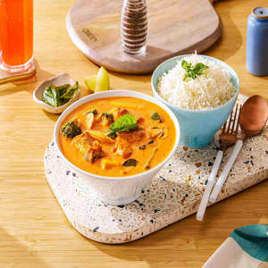 Thai Red Curry With Rice (Fish)