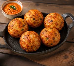 Chilli Muttai [Egg] Kuzhi Paniyaram [5+ Pieces]