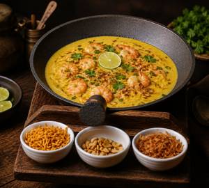 Burmese Khao - Suey With Prawns