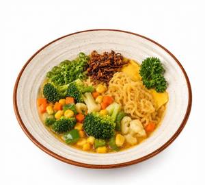Veg Cheesy Ramen Bowl