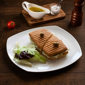 Smoked Chicken and Basil Pesto Grilled Panini