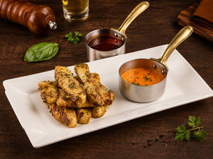 Barbeque Chicken Finger with Romesco