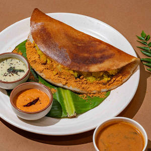 Ghee Podi Masala Dosa