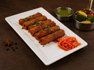 Tawa Masala Mutton Seekh Kebab [6 Pieces]