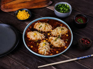 Chinese Chilli Cheese Sauce Cheese & Corn Momo