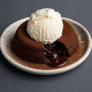 Choco Lava And Ice Cream
