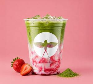Iced Strawberry Matcha