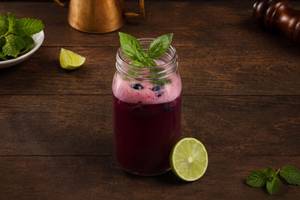 Blueberry and Basil Lemonade
