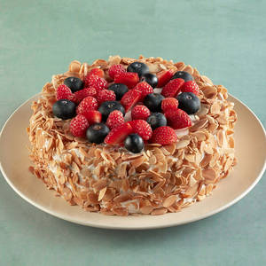 Fresh Mixed Berry Gateau - No Added Sugar