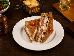 Chicken and Bacon Club Sandwich
