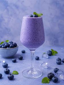 Blue Berry Milk Shake