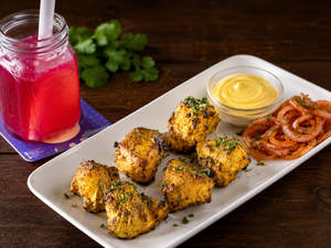 ACHARI FISH TIKKA WITH MANGO MAYO