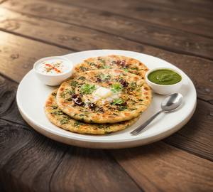 Chilli Garlic Aloo Paratha 