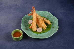 Tempura Prawns, Mango Chilli Sauce
